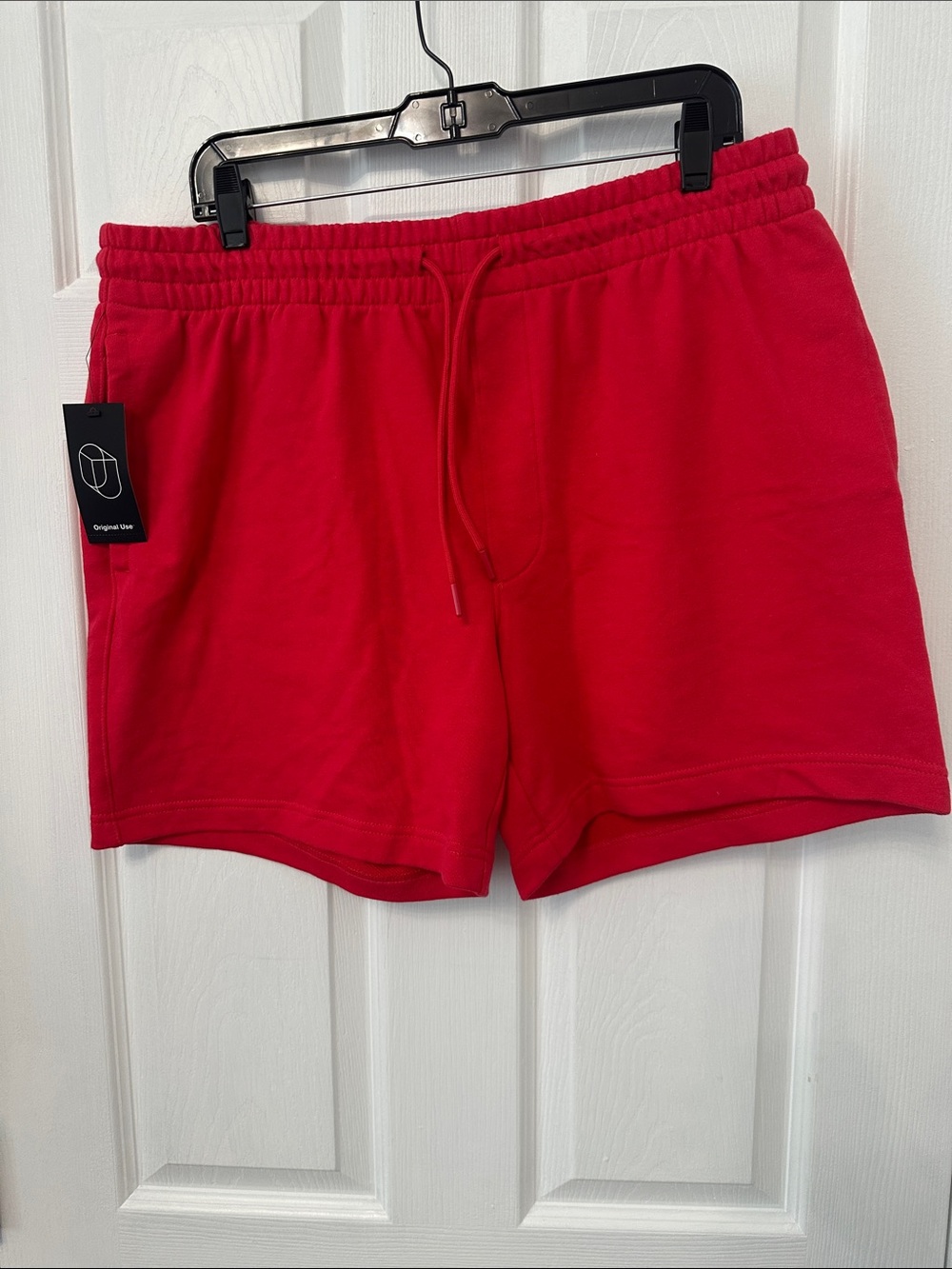 Original Use Red Men's Athletic Drawstring Shorts